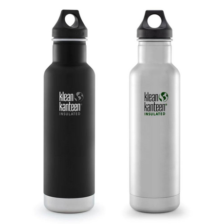 Stainless steel water bottle Brushed Steel