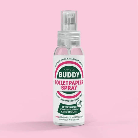 Buddy toiletpapierspray (ipv vochtige doekjes)