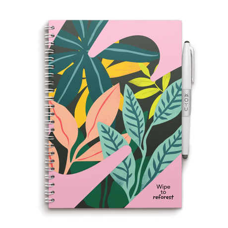 Erasable notebook mediumcover Pink Planter