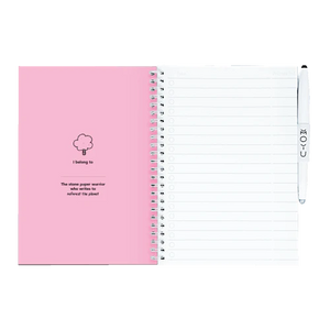 Erasable notebook mediumcover Pink Planter